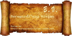 Beregszászy Vivien névjegykártya