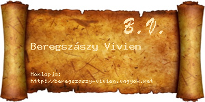 Beregszászy Vivien névjegykártya